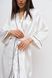 Шовковий ніжний однотонний домашній халат жіночий айворі кольору 111/23 фото 5 — Beauty&Fashion