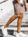 Мужские стильные однотонные летние шорты (Бежевый) dj-s11 фото 2 — Beauty&Fashion