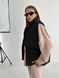 Жіноча стильна однотонна жилетка з коміром (Чорний) R1556/4200 фото 2 — Beauty&Fashion