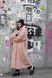 Теплая длинная шуба Oversize из очень плотного теплого эко меха женская розового цвета F 55 фото 5 — Beauty&Fashion