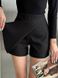 Однотонная стильная юбка-шорты женские черного цвета R1354A/ 9027 фото 3 — Beauty&Fashion