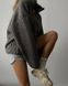 Приятный однотонный худой барашек свободного кроя женский графитового цвета bl 267 фото 3 — Beauty&Fashion