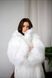 Неймовірна шубка з щільного еко хутра лама жіноча білого кольору F 55/1 фото 5 — Beauty&Fashion