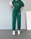Летний прогулочный спортивный костюм и женский манжеты зеленого цвета RG6220/1330 фото 2 — Beauty&Fashion