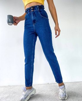 Женские стильные повседневные джинс(Синие) фото — Beauty&Fashion