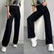 Свободные однотонные джинсы женские черного цвета S1511/034 фото 2 — Beauty&Fashion