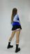 Стильный классический комплект жилетка+сорочка женская синего цвета 8825 фото 2 — Beauty&Fashion