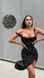 Легка вільна літня сукня в квітковий принт жіноча чорного кольору S1511/902 фото 3 — Beauty&Fashion