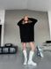 Свободная однотонная туника рванка женская черного цвета G789/3042 фото 3 — Beauty&Fashion