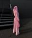 Велюровый однотонный спортивный костюм (кофта+штаны) женский барби цвета  RG6220/1053.1 фото 3 — Beauty&Fashion