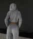 Велюровый однотонный спортивный костюм (кофта+штаны) женский барби цвета  RG6220/1053.1 фото 4 — Beauty&Fashion