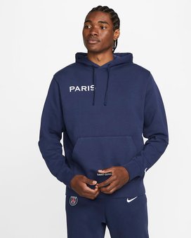 Кофта мужские Nike Paris Saint-Germain Gfa Fleece Hoodie (DN1317-410) фото — Beauty&Fashion