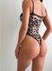 Стильний боді в леопардовий принт жіночий леопардовий S1514/667 фото 5 — Beauty&Fashion