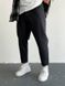 Однотонные свободные джинсы МОМ мужские черного цвета N03102 фото 2 — Beauty&Fashion