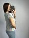Женская удлиненная однотонная оверсайз футболка (Серый) 126/23.42 фото 3 — Beauty&Fashion