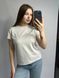 Женская удлиненная однотонная оверсайз футболка (Серый) 126/23.42 фото 1 — Beauty&Fashion