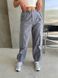 Однотонные брюки карго свободного кроя женские серого цвета А4925/128 фото 2 — Beauty&Fashion