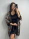 Шелковый домашний комплект (халат+рубашка) на бретельках женский леопардовый бежевого цвета 162/24 фото 2 — Beauty&Fashion