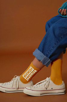 Стильні шкарпетки «Кошерні ніжки» (Помаранчевий) фото — Beauty&Fashion