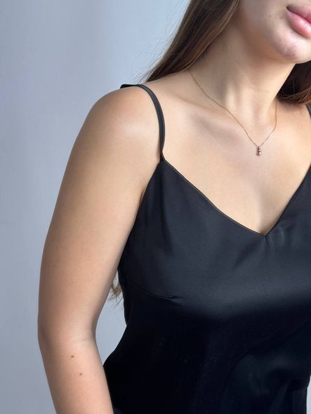 Нежный домашний комплект (халат+рубашка) женский черного цвета фото — Beauty&Fashion